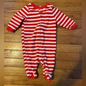 Red and white footies